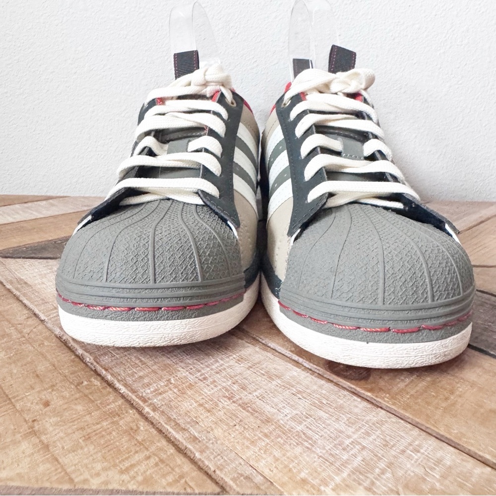 adidas Superstar Rattan Cream Sneakers - Picture 7 of 13